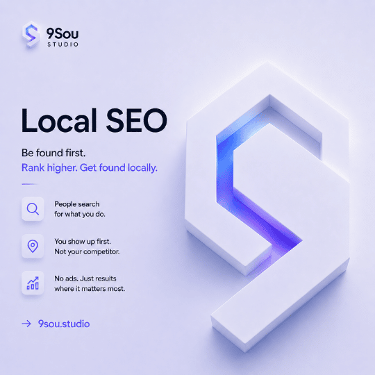 Local SEO and Google Business Profile services by 9Sou Studio