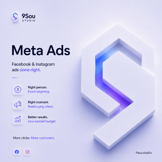 Meta Ads services by 9Sou Studio